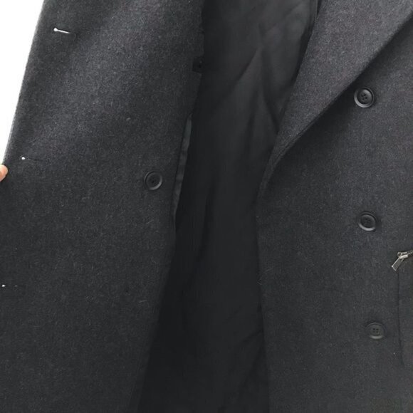 & Other Stories Double Breasted Wool Blend Coat - Picture 5 of 7